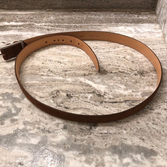 USA Made MARTIN DINGMAN 44 Brown Leather HANDMADE Belt 5007006 - Picture 7 of 11